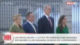 LOS REYES FELIPE Y LETIZIA RECIBIERON CON HONORES EN MADRID A LOS GRANDES DUQUES DE LUXEMBURGO.
