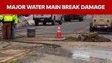 Water main break causes major damage in University City