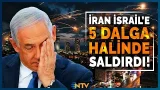 Tel-Aviv Siren Sesleri ile Yakılandı, İran İsrail'e 5 Dalga Halinde Saldırdı! | NTV
