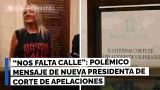 "Nos falta calle": El polémico mensaje de nueva presidenta de la Corte de Apelaciones de Valparaíso "Nos falta calle": El polémico mensaje de nueva presidenta de la Corte de Apelaciones de Valparaíso