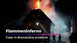 Flammeninferno in Rochlitz – ein Toter bei Hausbrand