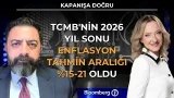 Kapanışa Doğru - TCMB'nin 2026 Yıl Sonu Enflasyon Tahmin Aralığı %15-21 Oldu | 13 Şubat 2026 Kapanışa Doğru - TCMB'nin 2026 Yıl Sonu Enflasyon Tahmin Aralığı %15-21 Oldu | 13 Şubat 2026