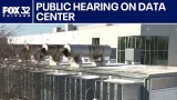 Public hearing on data center