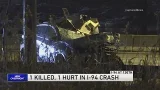 1 person killed in crash with semi-truck overnight on Bishop Ford Freeway on Far South Side, police