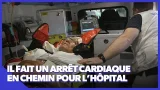 Cet homme souffre d’insuffisance cardiaque lourde.