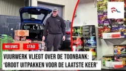 Lange rijen voor vuurwerk en oliebollen op oudjaarsdag