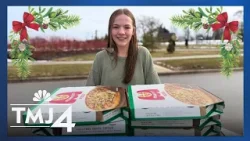 Sheboygan senior honors late uncle by delivering pizzas to health care workers