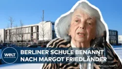 BERLIN: Schule und Platz sollen künftig an Holocaust-Überlebende Margot Friedländer erinnern