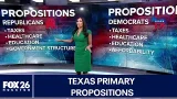 Texas Primary 2026: Propositions on the ballot