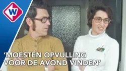 Flatbewoners 70's weten niet wat ze moeten doen tijdens televisiestoring