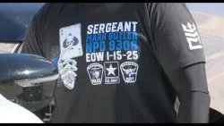 Neighbors come together to honor fallen police sergeant Mark Butler with barbecue fundraiser