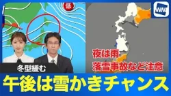 【落雪事故に注意】午後は除雪日和に！夜は北海道・東北の沿岸部は雨に変化？落雪事故に厳重な警戒を／9日(金)の天気