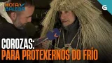 Pepe e Celso ensínanos como fan COROZAS para PROTEXERNOS do FRÍO e do VENTO | HORA GALEGA