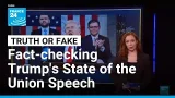 State of the Union: Trump makes false, misleading claims about immigration, economy • FRANCE 24