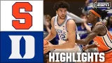 Syracuse Orange vs. Duke Blue Devils | Full Game Highlights | ESPN College Basketball