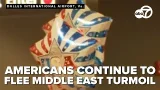 Americans continue to flee Middle East turmoil