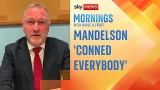 'I feel like I've been punched in the stomach' by Mandelson, says Reed