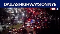 Dallas highways turn into illegal parking lot for NYE