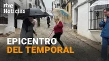 BORRASCA LEONARDO | EVACÚAN GRAZALEMA por COMPLETO tras una ACUMULACIÓN de LLUVIA SIN PRECEDENTES