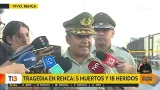 Explosión mortal en Renca deja cinco muertos y 18 heridos Explosión mortal en Renca deja cinco muertos y 18 heridos