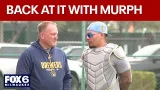 Brewers players get back at it with Murph | FOX6 News Milwaukee