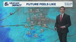 Latest Weather | Bitter cold wind chills to start Sunday